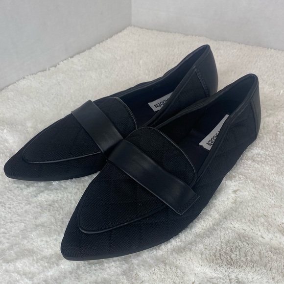 New SAmple Shoe Steve madden dv quilted leather flyknit ladies loafers 6 - Picture 4 of 12
